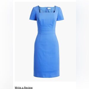 J Crew brushed cotton tailored dress